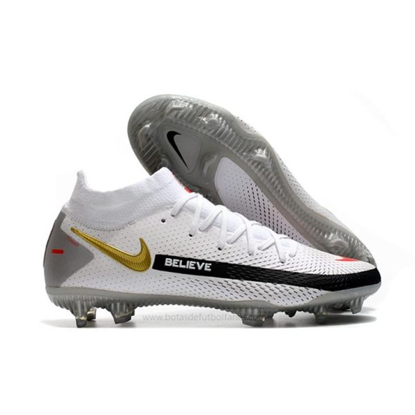 Nike Phantom Generative Texture Elite DF FG Blanco Negro Rojo Oro